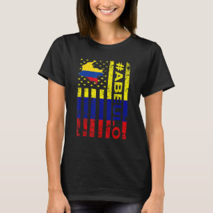Camiseta Abuelo colombiano Abeulo Colombia Usa grasa estado