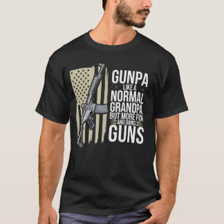Camiseta Abuelo como un abuelo normal pero divertida bander