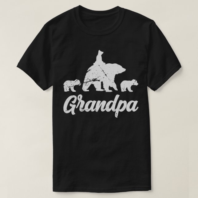 Camiseta Abuelo Con Padres Funerosos Día Abuelo Dada Pu (Diseño del anverso)
