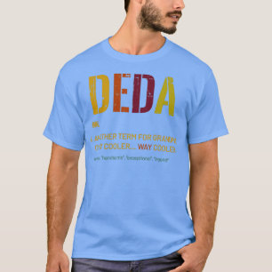 Camiseta Abuelo croata Deda Funny Definición Guay Retro Gif