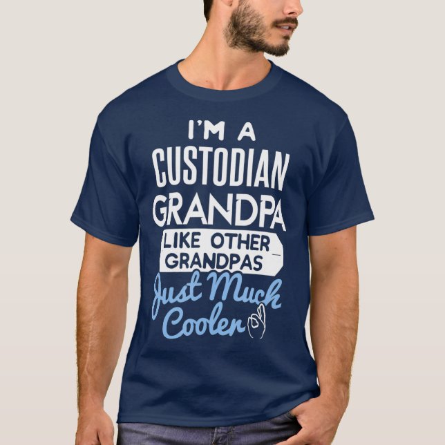 Camiseta Abuelo custodio del diseño del Día del Padre de Gu (Anverso)