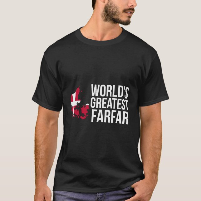 Camiseta Abuelo danés Farfar Dinamarca (Anverso)