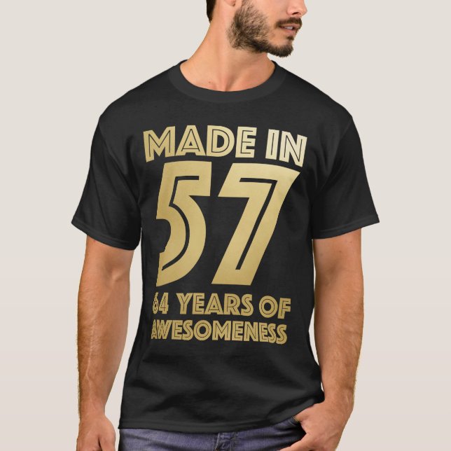 Camiseta Abuelo de 64 años de edad (Anverso)