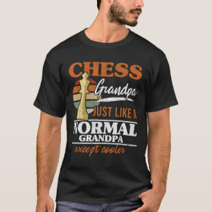Camiseta Abuelo De Ajedrez Como Un Abuelo Normal
