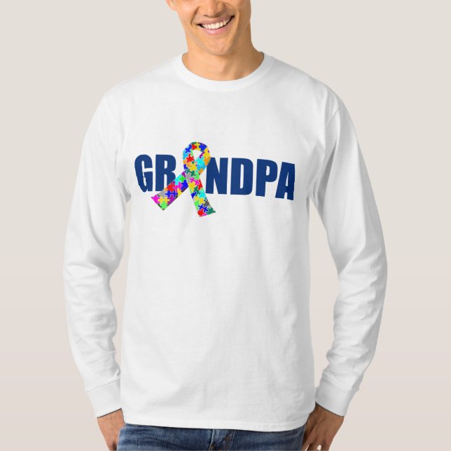 Camiseta Abuelo de autismo (Anverso)