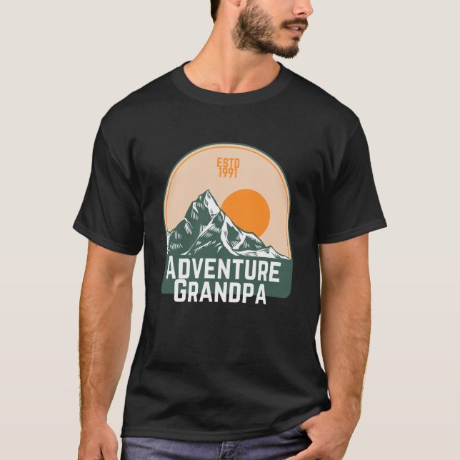 Camiseta Abuelo de aventura (Anverso)