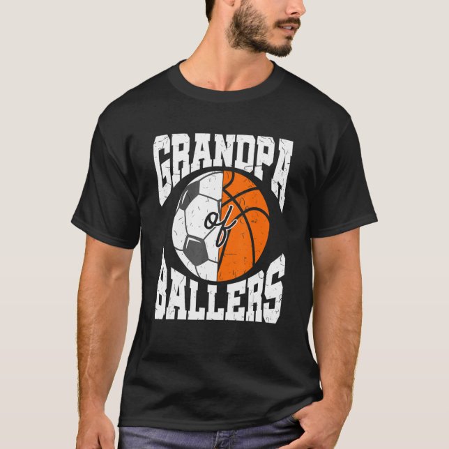 Camiseta Abuelo De Baloncesto Abuelo (Anverso)