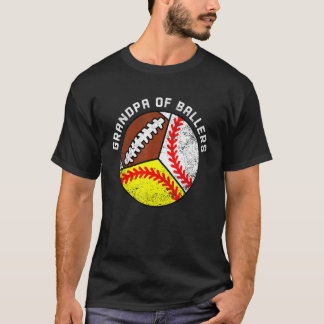 Camiseta Abuelo De Baloncesto De Béisbol