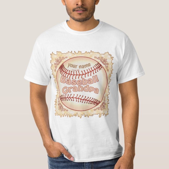 Camiseta Abuelo de béisbol (Anverso)