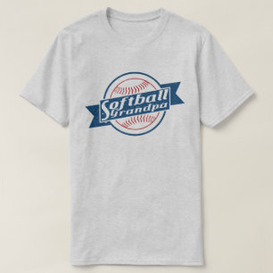 Camiseta Abuelo de béisbol con impresión trasera