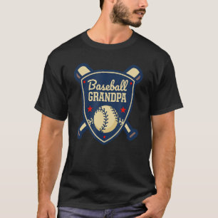 Camiseta Abuelo de béisbol que compite con jugador de béisb