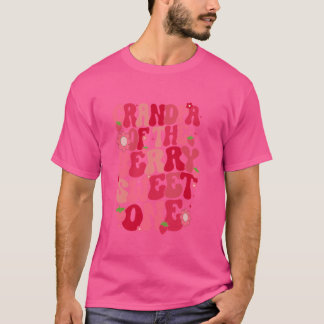 Camiseta Abuelo De Berry Sweet One Strawberry First Bi