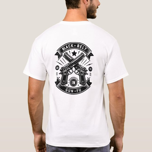 Camiseta Abuelo de Black Belt Gun Fu (Reverso)