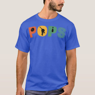 Camiseta Abuelo de boliche del abuelo de la retro de los ho