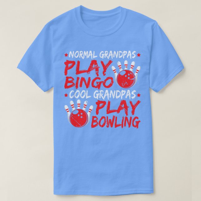 Camiseta Abuelo de Bowling (Diseño del anverso)