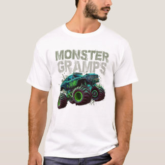 Camiseta Abuelo de Camión Monstruo Familia