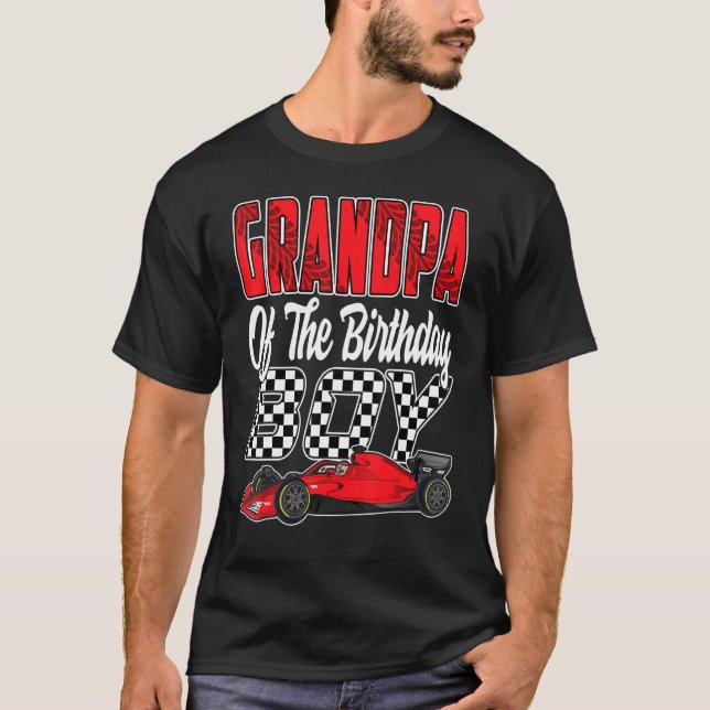 Camiseta Abuelo De Carreras De Coche Del Rac De Fórmula Del (Anverso)