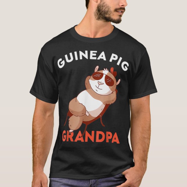 Camiseta Abuelo de cerdo de Guinea para hombres (Anverso)
