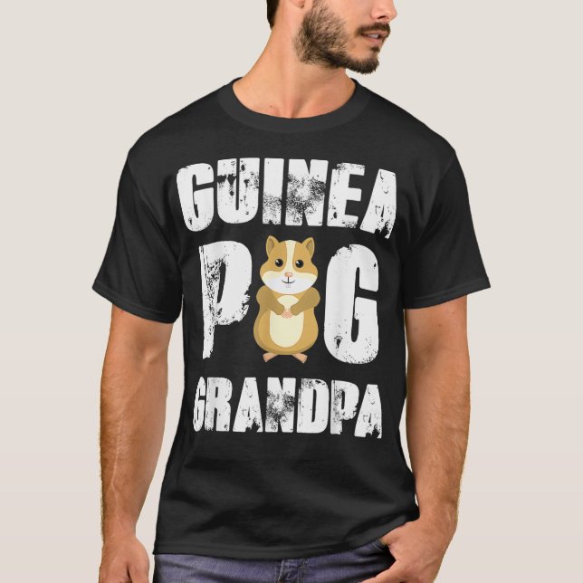 Camiseta Abuelo de cerdo guineano dulce Mascota de peluche  (Anverso)
