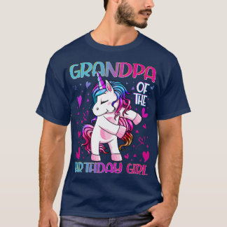 Camiseta Abuelo de Chica de cumpleaños fallando en Gran Uni