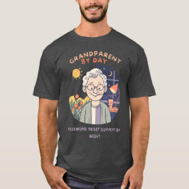 Camiseta Abuelo de día, soporte de restablecimiento de cont