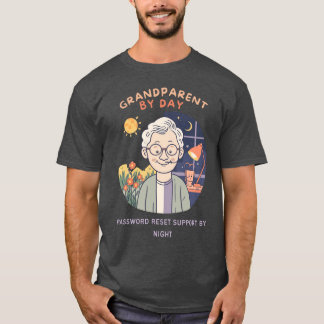 Camiseta Abuelo de día, soporte de restablecimiento de cont