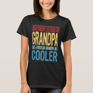 Camiseta Abuelo de distribuidor independiente masculino com