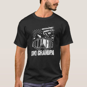 Camiseta Abuelo de esquí de Mens - El conductor del esquí d