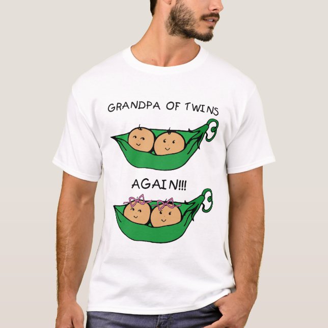 Camiseta Abuelo de gemelos otra vez (Anverso)