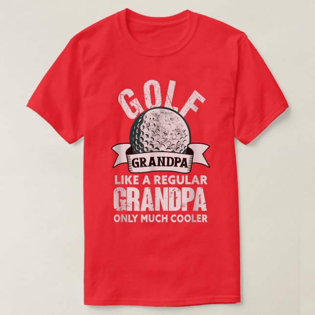 Camiseta Abuelo de golf Funny Abuelo de Golf  (Diseño del anverso)