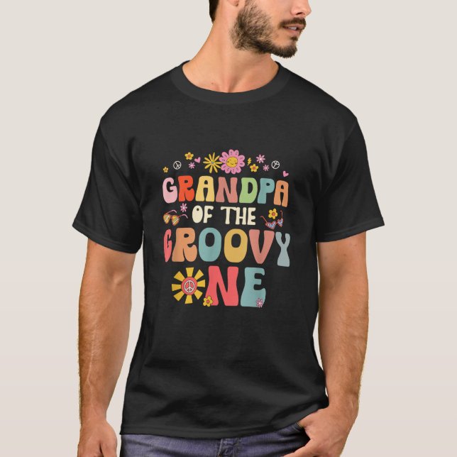Camiseta Abuelo De Groovy, Una Pareja Familiar (Anverso)