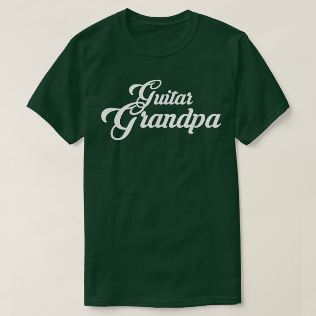 Camiseta Abuelo de guitarra (Diseño del anverso)