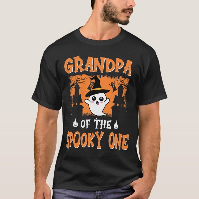 Camiseta Abuelo de Halloween de primer cumpleaños (Anverso)