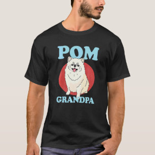 Camiseta Abuelo de hombres dueño de perro pomerania