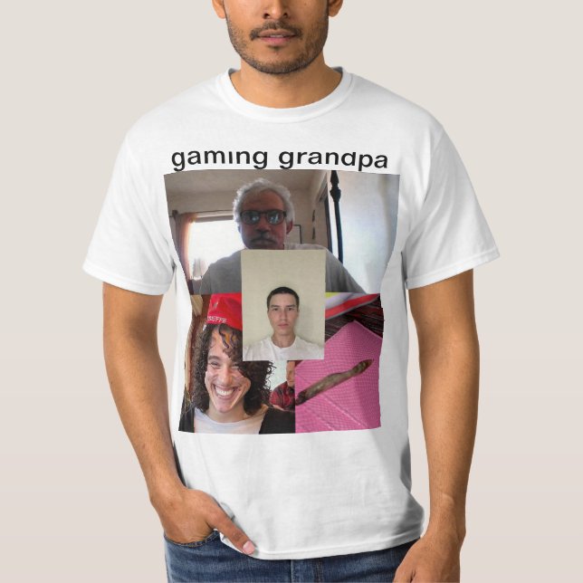 Camiseta abuelo de juegos  (Anverso)