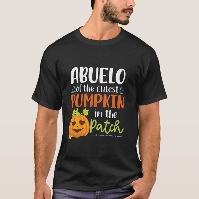 Camiseta Abuelo De La Calabaza Más Cuidadosa En La Hallowee (Anverso)