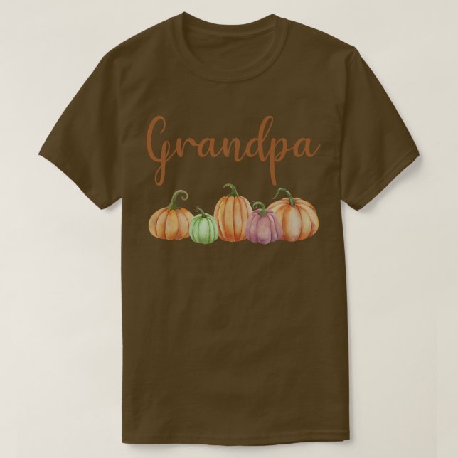 Camiseta Abuelo de la Calabaza Pequeña Primer cumpleaños ot (Diseño del anverso)