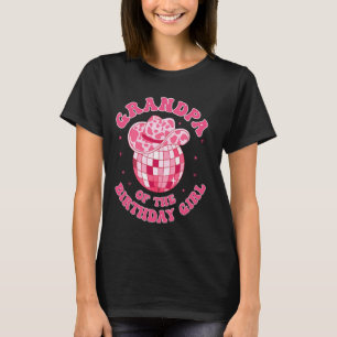 Camiseta Abuelo De La Cumpleañera Sombrero De Vaquera Disco