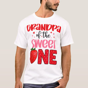 Camiseta Abuelo De La Dulce Familia De Cumpleaños De La Fre
