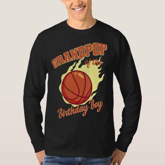 Camiseta Abuelo De La Familia De Baloncesto Bda (Anverso)