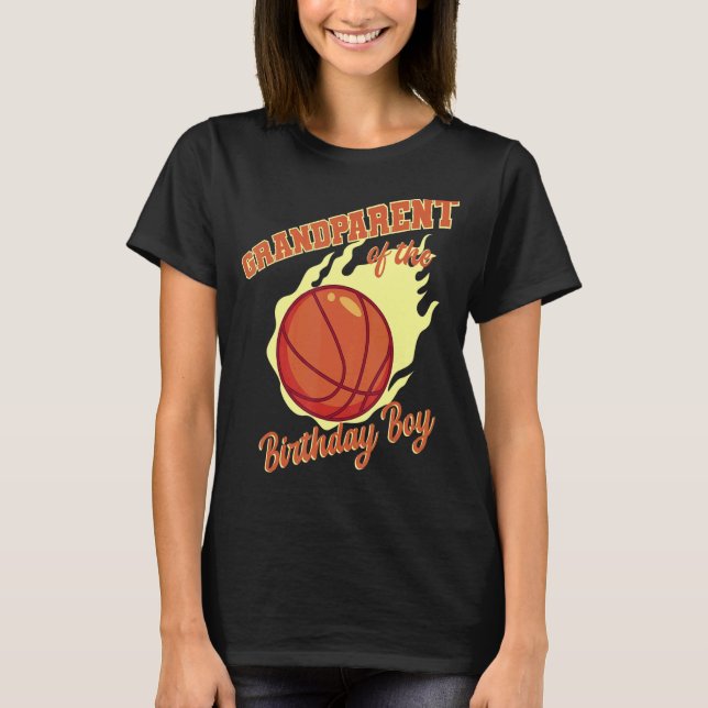 Camiseta Abuelo De La Familia De Baloncesto De Nacimiento (Anverso)