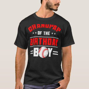 Camiseta Abuelo De La Familia Temática Del Béisbol Natal