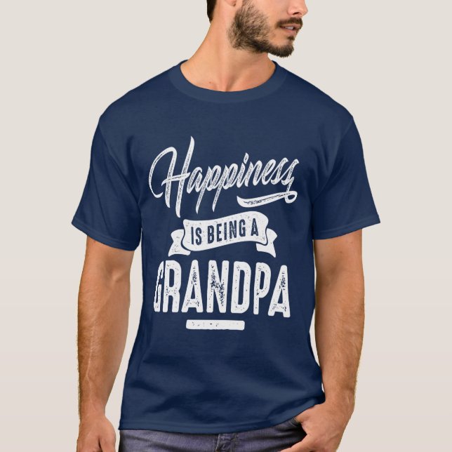 Camiseta Abuelo de la felicidad (Anverso)