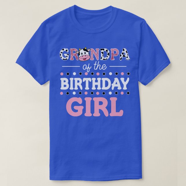 Camiseta Abuelo de la granja Chica de cumpleaños papá papá  (Diseño del anverso)