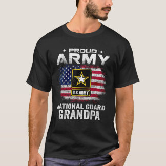 Camiseta Abuelo de la Guardia Nacional del Ejército Orgullo
