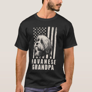 Camiseta Abuelo de La Habana Vintage, Bandera Americana Per