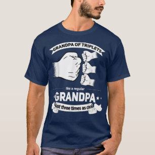 Camiseta Abuelo de la Invitación Triplets 