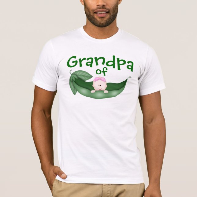 Camiseta Abuelo de la niña bebé (Anverso)