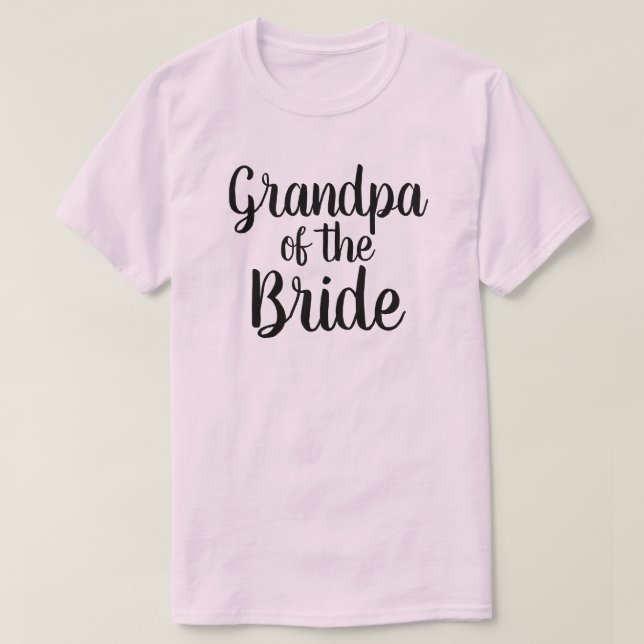 Camiseta Abuelo de la novia (Diseño del anverso)