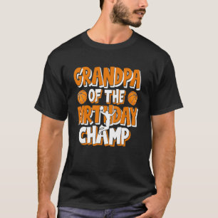 Camiseta Abuelo De La Parte De Baloncesto De Los Campeones